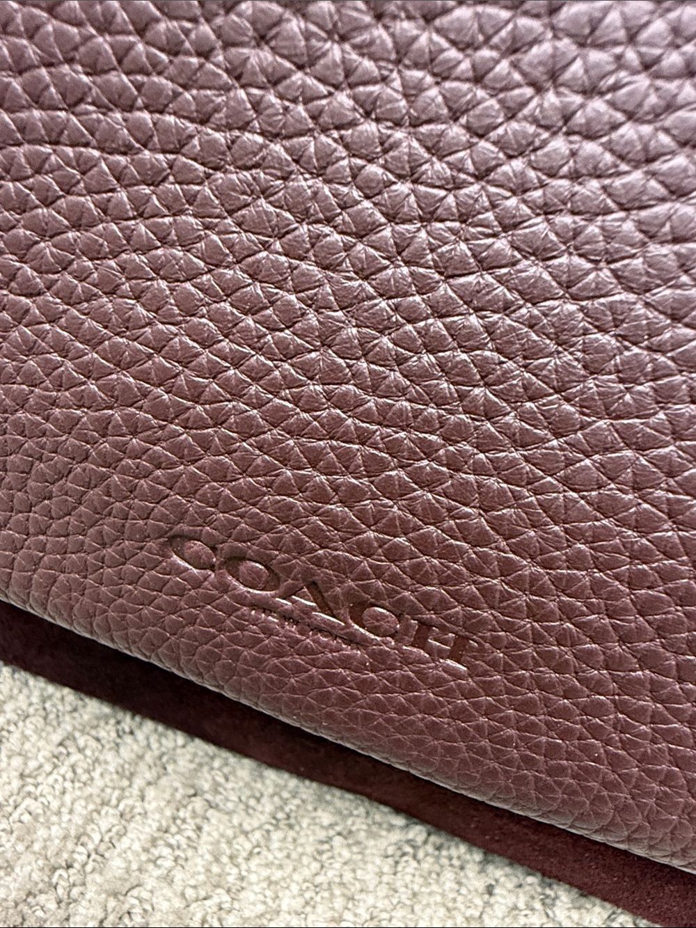 Coach Metropolitan Red and Brown Leather/Suede Tote with Front Pouch- NWT - Picture 2 of 10